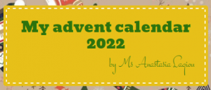 My advent calendar 2022